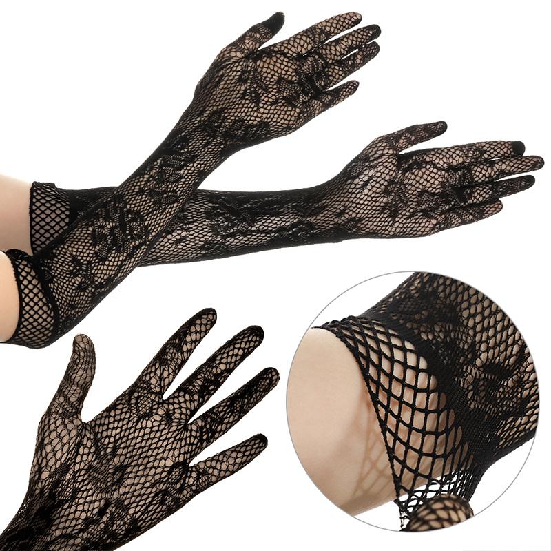 Sexy Lace Fishnet Gloves – 7618